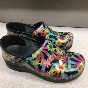 Dansko Peace And Love Clogs
